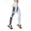 Stocké Whosale OEM Femmes sport usure Fitness mode lettre imprimé Skull yoga leggings